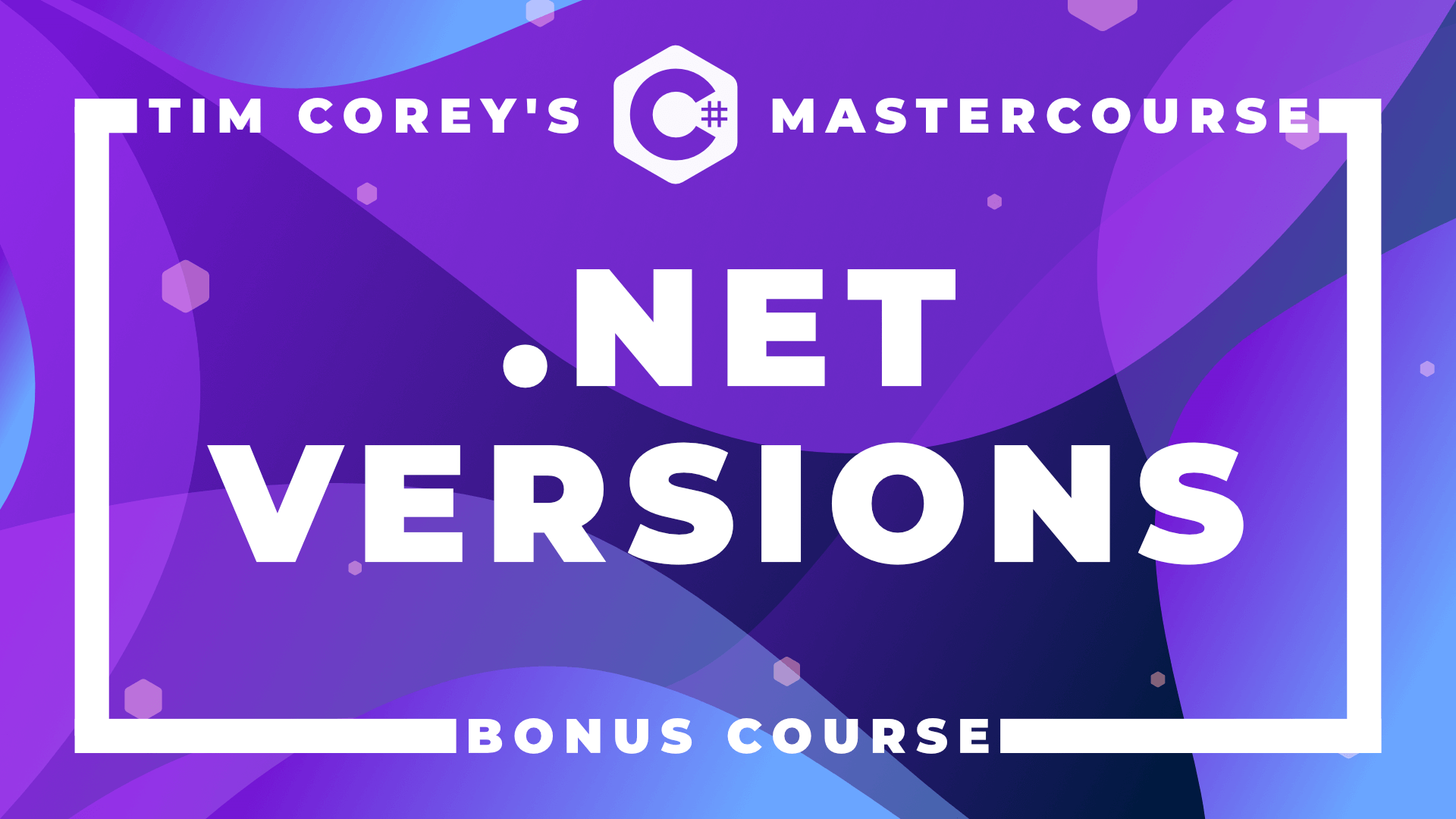 The .NET Versions course logo.