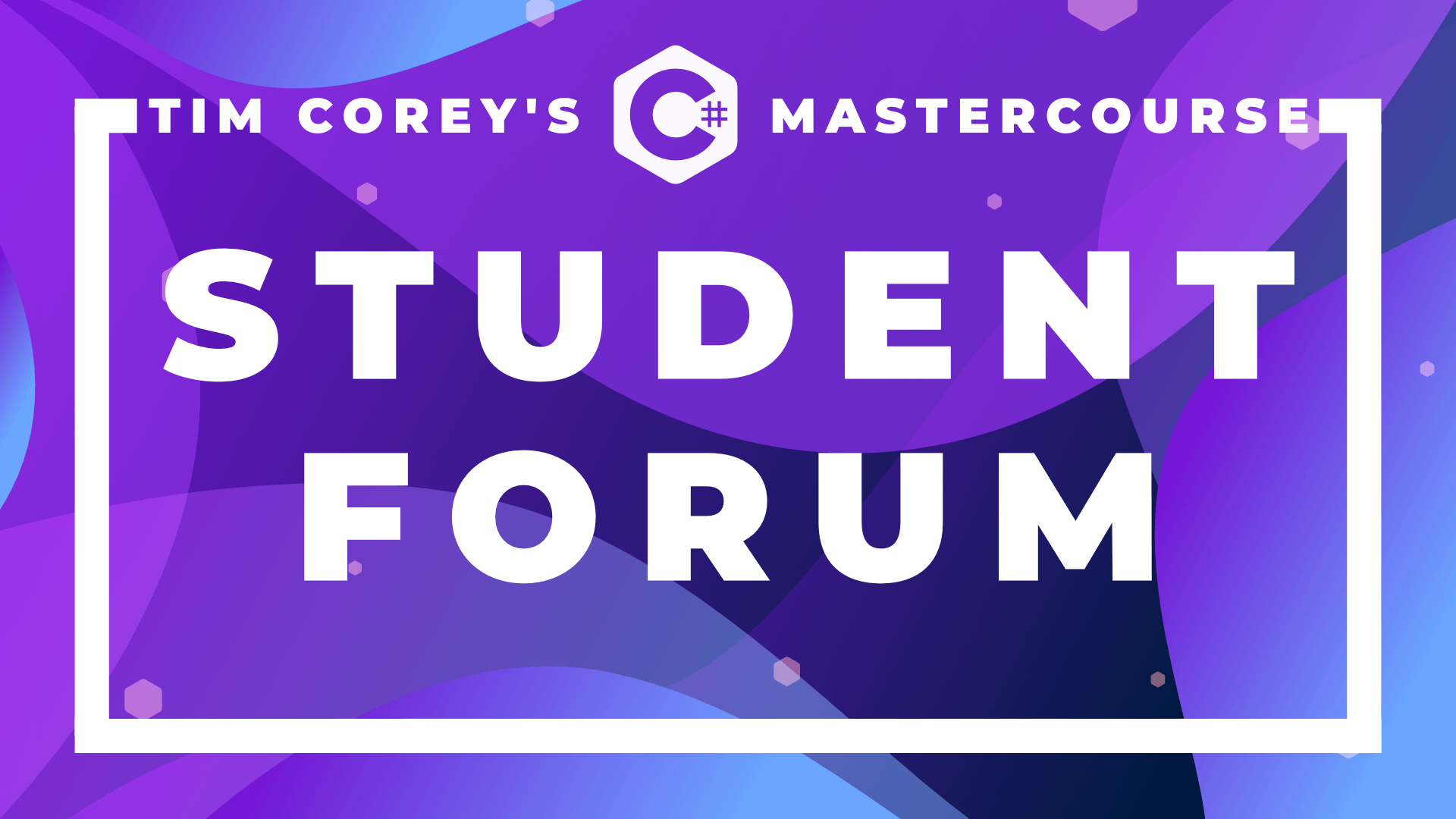 The student forum logo.