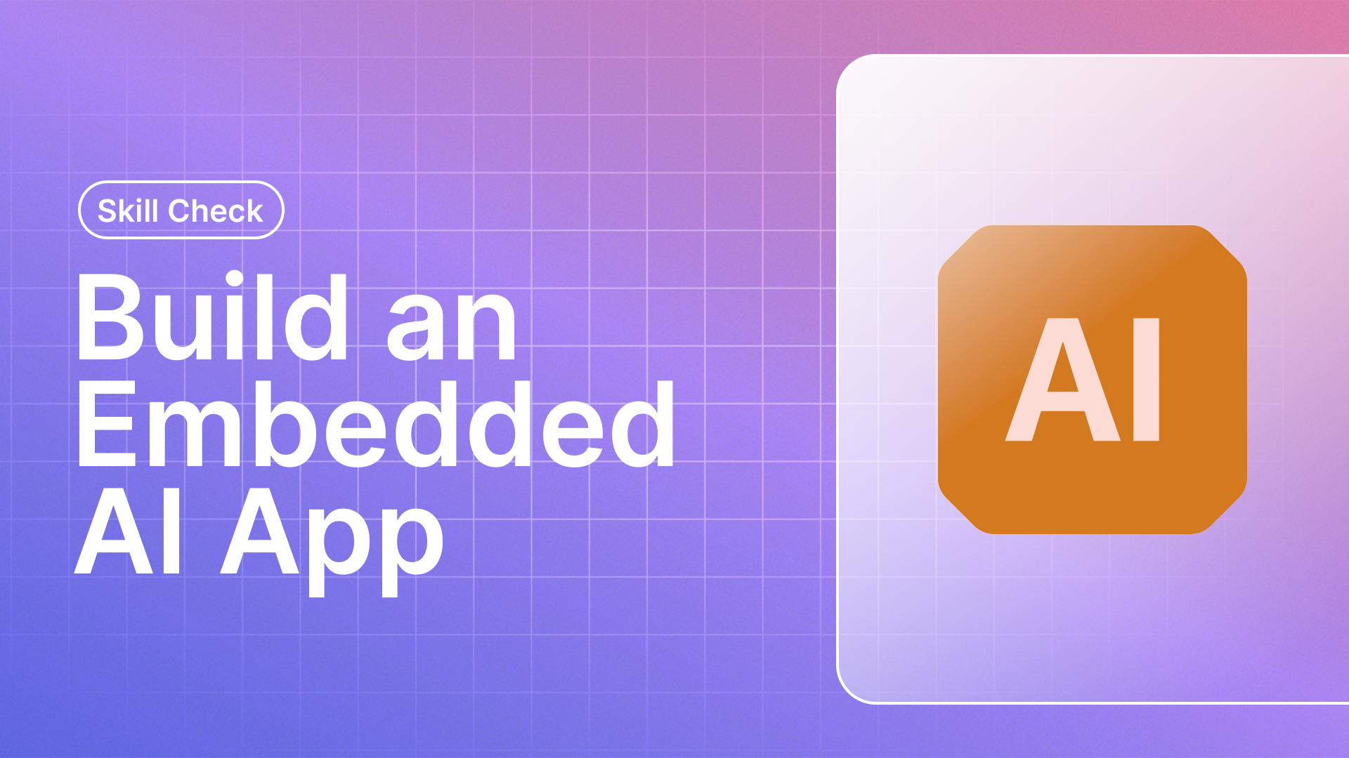 Build An Embedded AI App Image