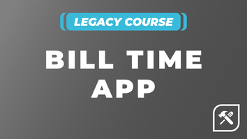 Build a Bill Time App Title Image